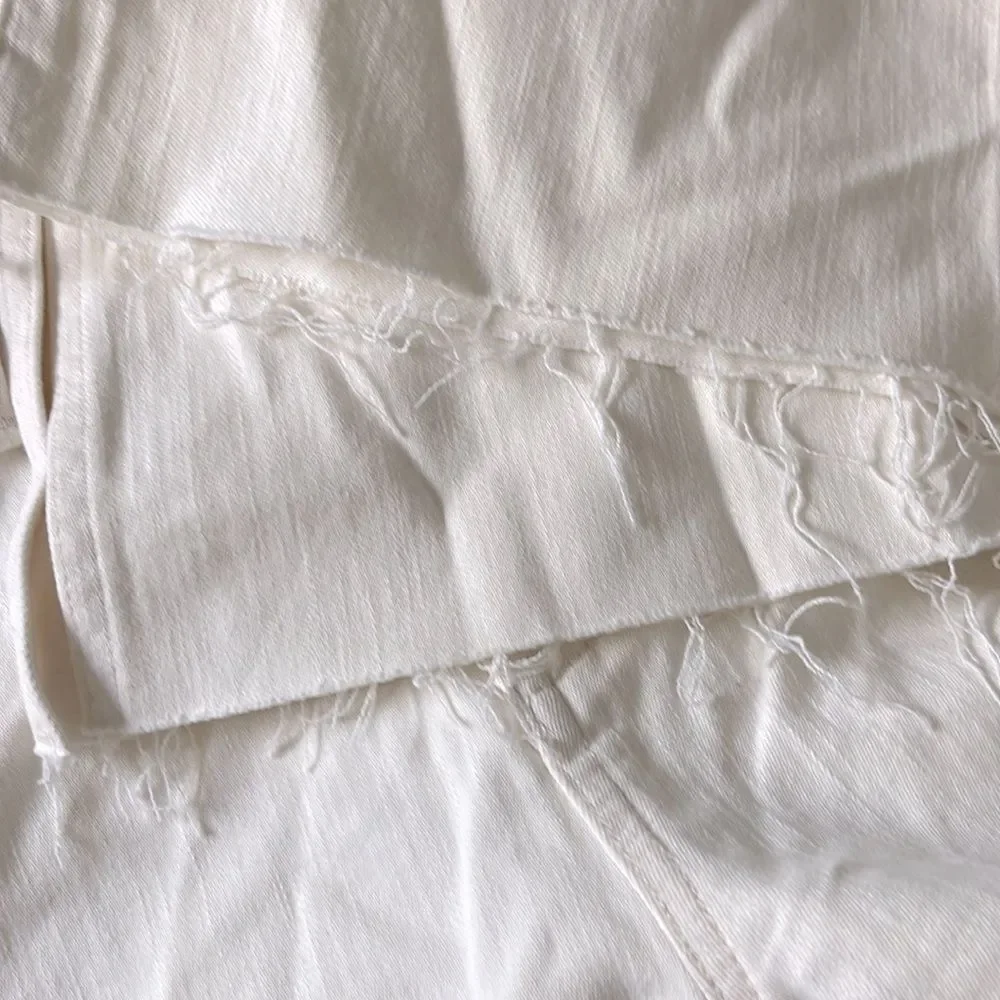 Madewell Petite Kick Out Full Length Jeans Size 28P in Vintage Canvas